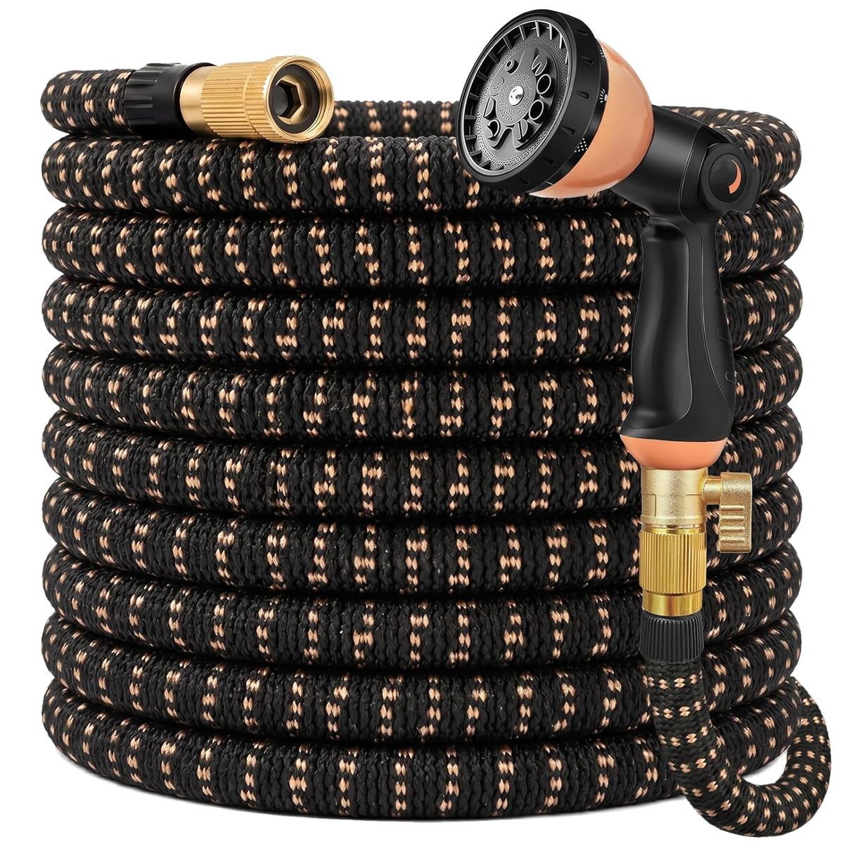 100 ft Expandable Garden Hose, Lightweight Expanding Water Hose with 10