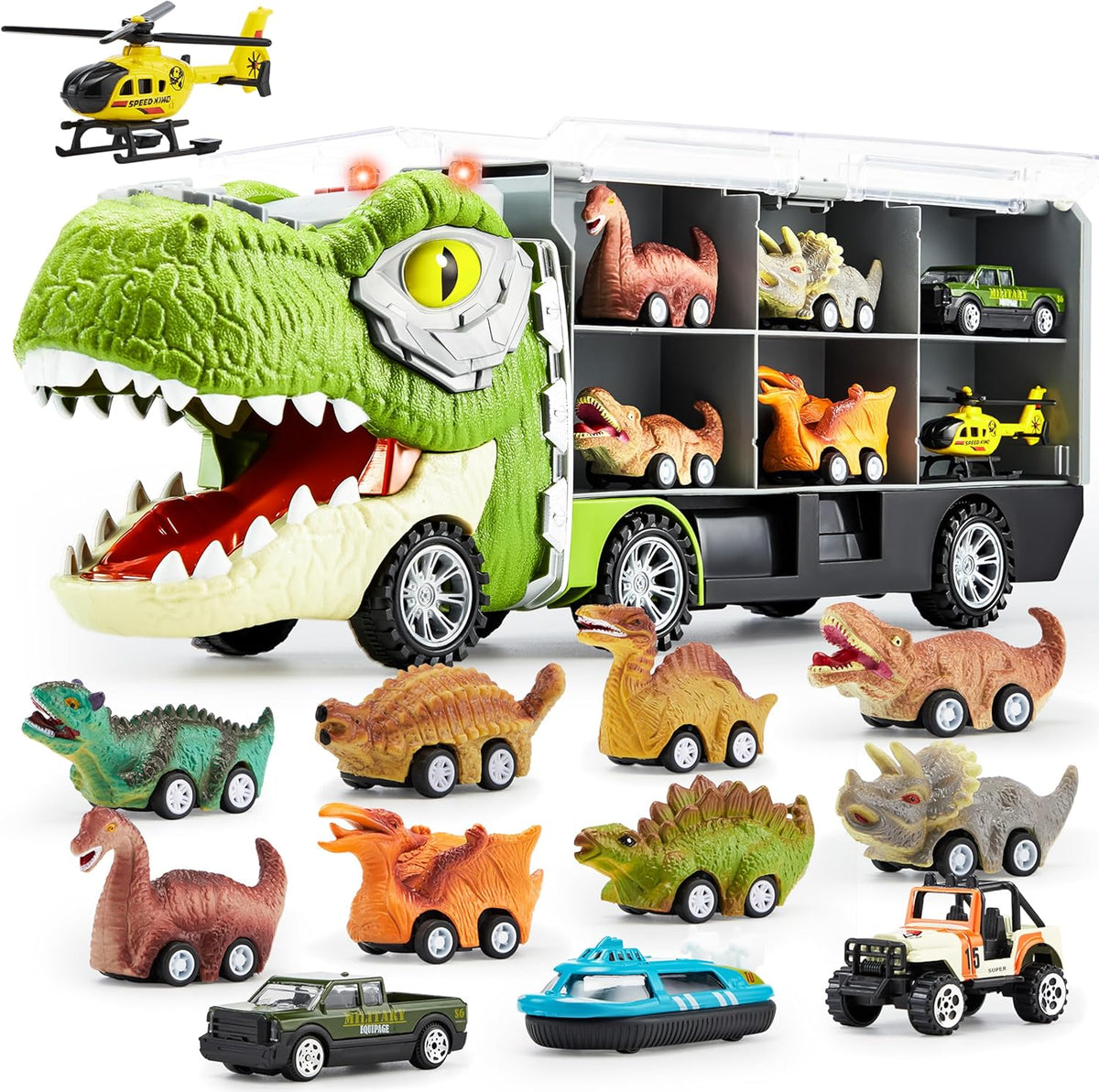 JOYIN 13 in 1 Dinosaur Toys for Kids 3-5