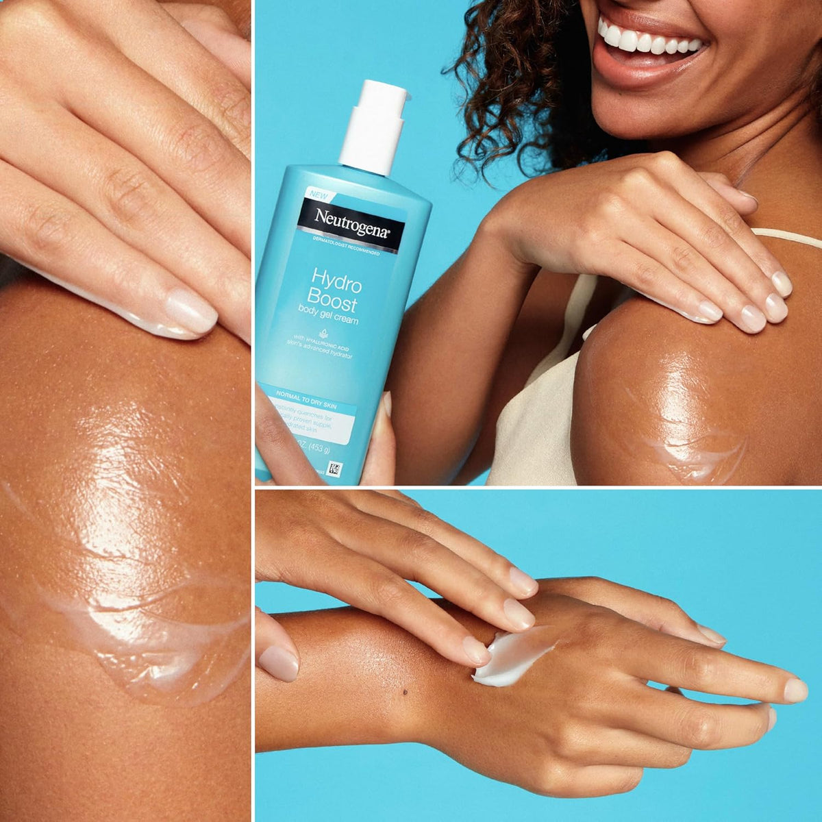 Neutrogena Hydro Boost Body Gel Cream, Hydrating Body Lotion with Hyaluronic