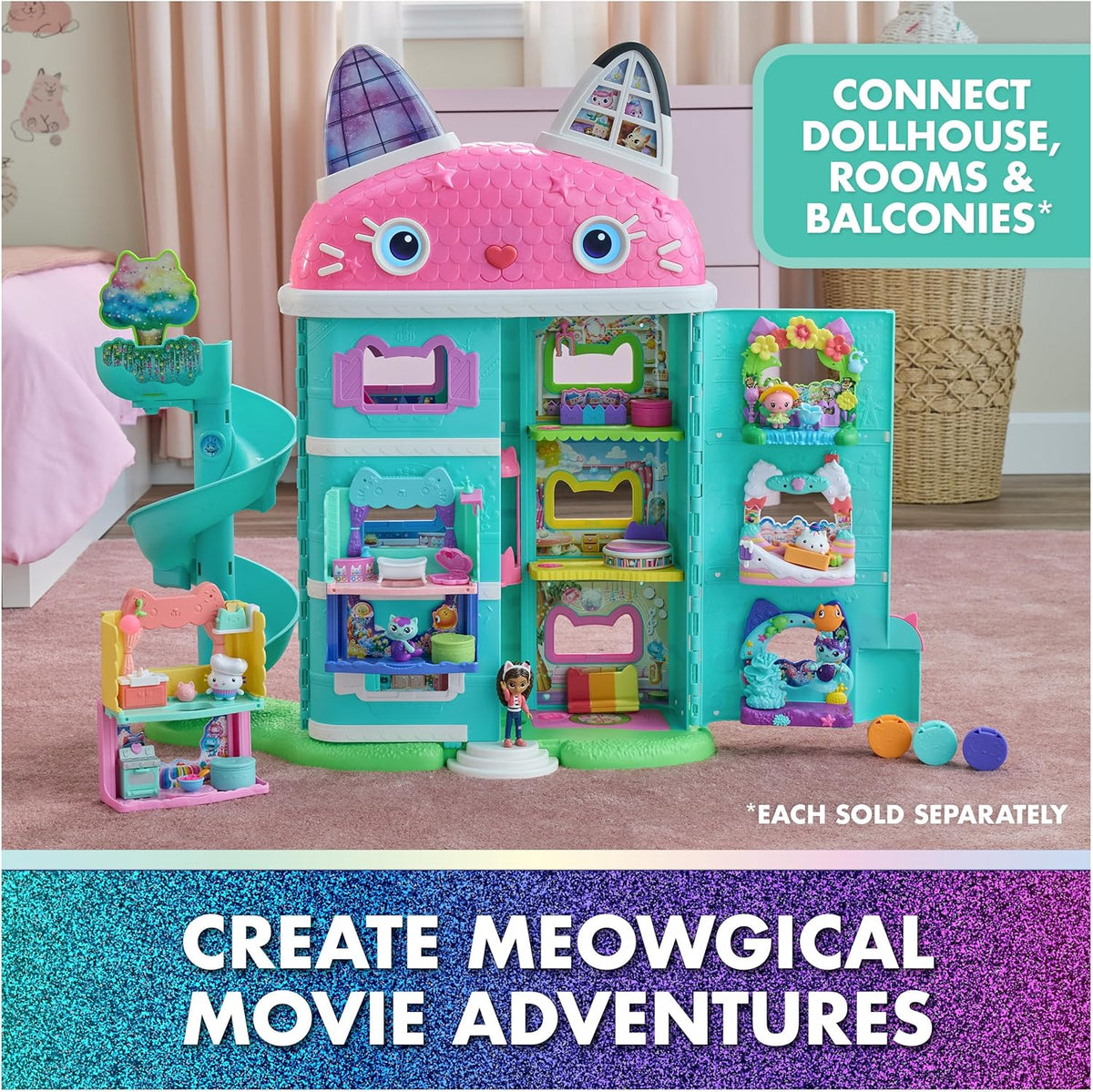 DreamWorks GABBY'S Dollhouse The Movie, Cat-Venture Crew Pack, 11-Piece Toy
